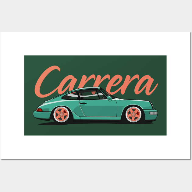 Stanced Carrera Wall Art by shketdesign